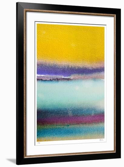 Rothkoesque 2-Mj Lew-Framed Giclee Print