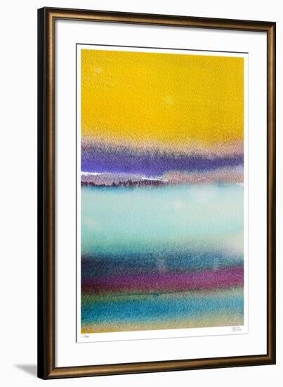 Rothkoesque 2-Mj Lew-Framed Giclee Print