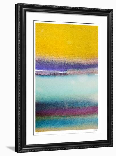 Rothkoesque 2-Mj Lew-Framed Giclee Print