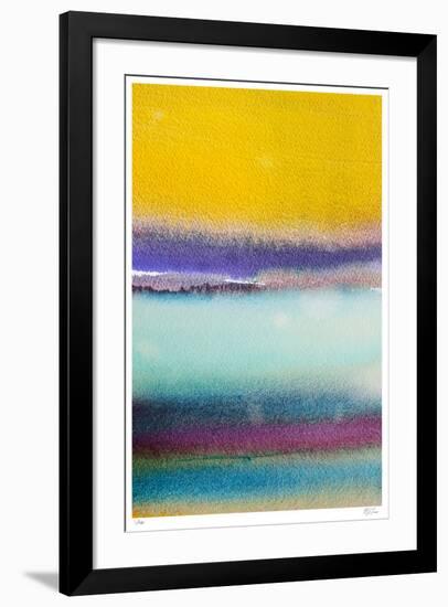 Rothkoesque 2-Mj Lew-Framed Giclee Print