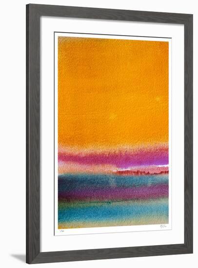 Rothkoesque 4-Mj Lew-Framed Giclee Print