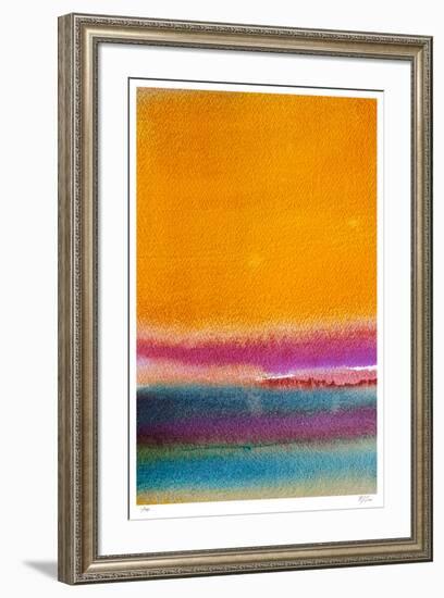 Rothkoesque 4-Mj Lew-Framed Giclee Print