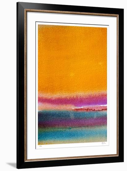 Rothkoesque 4-Mj Lew-Framed Giclee Print