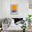 Rothkoesque 4-Mj Lew-Framed Giclee Print displayed on a wall