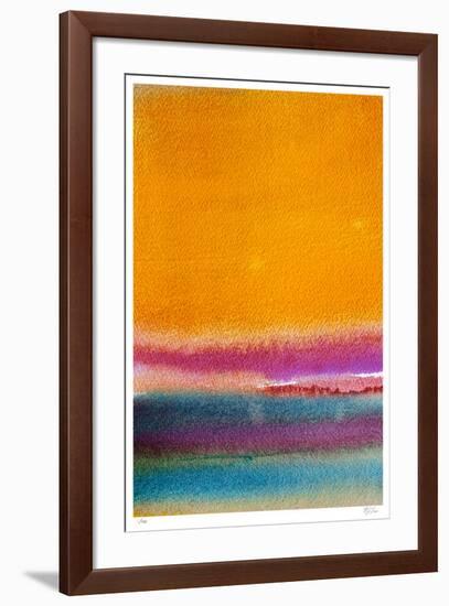 Rothkoesque 4-Mj Lew-Framed Giclee Print