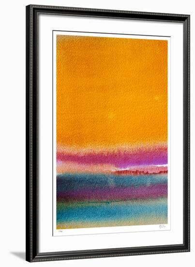 Rothkoesque 4-Mj Lew-Framed Giclee Print