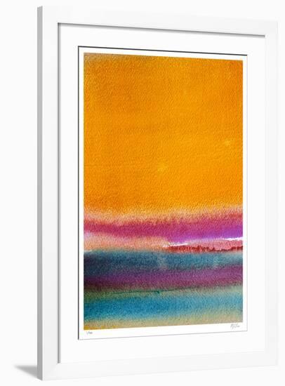 Rothkoesque 4-Mj Lew-Framed Giclee Print