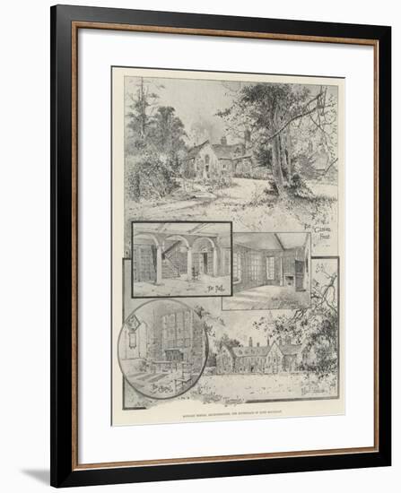 Rothley Temple, Leicestershire, the Birthplace of Lord Macaulay-Joseph Holland Tringham-Framed Giclee Print