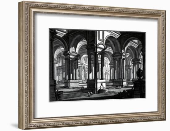 Rotonda-Giovanni Battista Piranesi-Framed Art Print