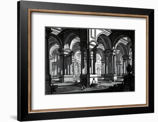 Rotonda-Giovanni Battista Piranesi-Framed Art Print