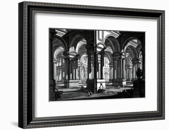 Rotonda-Giovanni Battista Piranesi-Framed Art Print