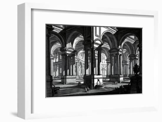 Rotonda-Giovanni Battista Piranesi-Framed Art Print