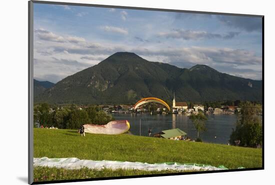 Rottach-Egern, Tegernsee, Lake, Aerial View, Mountain Lake-Frank Fleischmann-Mounted Photographic Print