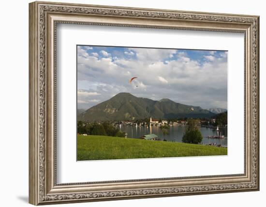 Rottach-Egern, Tegernsee, Lake, Aerial View, Mountain Lake-Frank Fleischmann-Framed Photographic Print