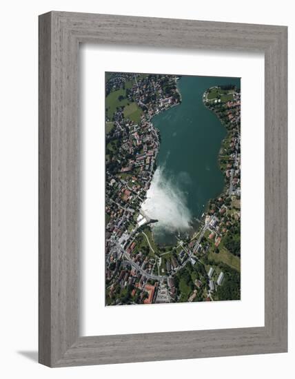 Rottach-Egern, Tegernsee, Lake, Aerial View, Mountain Lake-Frank Fleischmann-Framed Photographic Print