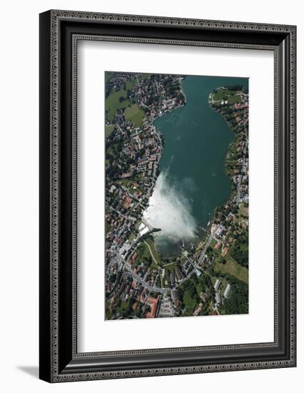 Rottach-Egern, Tegernsee, Lake, Aerial View, Mountain Lake-Frank Fleischmann-Framed Photographic Print