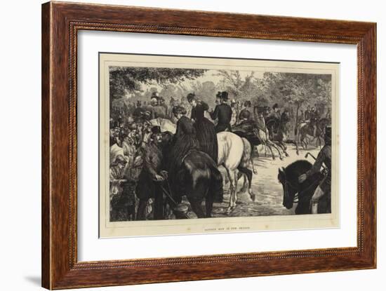 Rotten Row in the Season-Basil Bradley-Framed Giclee Print