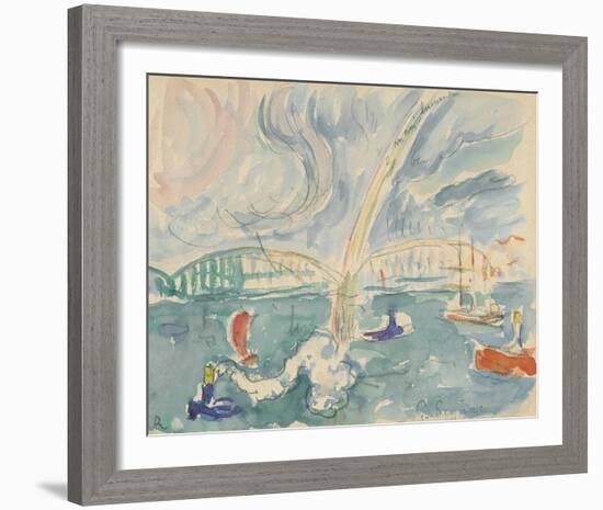 Rotterdam (Arc-en-Ciel)-Paul Signac-Framed Giclee Print