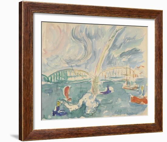 Rotterdam (Arc-en-Ciel)-Paul Signac-Framed Giclee Print