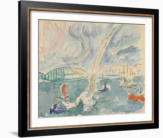 Rotterdam (Arc-en-Ciel)-Paul Signac-Framed Giclee Print