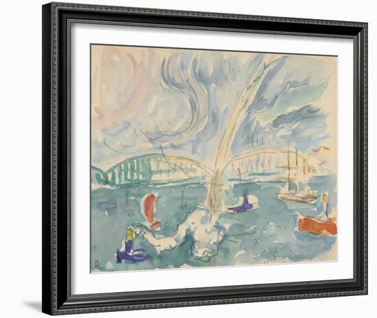 Rotterdam (Arc-en-Ciel)-Paul Signac-Framed Giclee Print