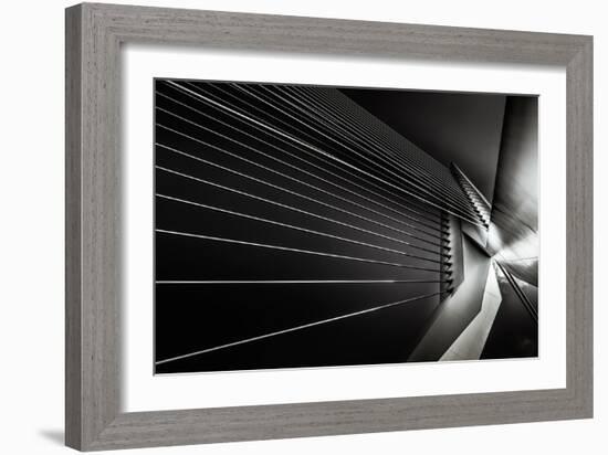 Rotterdam - Cable style-Michael Jurek-Framed Art Print