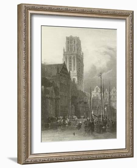 Rotterdam, Church of St Lawrence-David Roberts-Framed Giclee Print