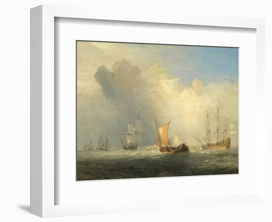 Rotterdam Ferry-Boat, 1833-J. M. W. Turner-Framed Art Print