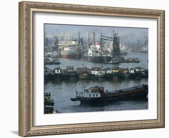 Rotterdam Port, Holland, Europe-Woolfitt Adam-Framed Photographic Print