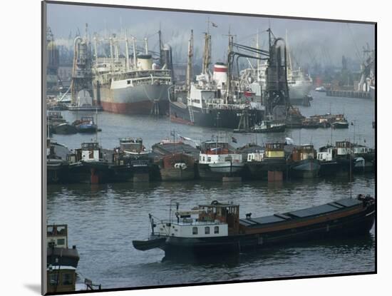 Rotterdam Port, Holland, Europe-Woolfitt Adam-Mounted Photographic Print