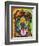 Rottie Pup-Dean Russo-Framed Giclee Print