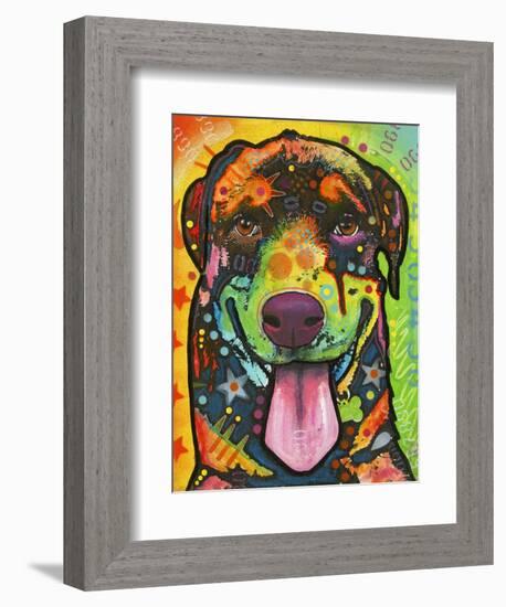 Rottie Pup-Dean Russo-Framed Giclee Print