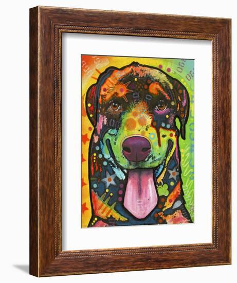 Rottie Pup-Dean Russo-Framed Giclee Print