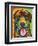 Rottie Pup-Dean Russo-Framed Giclee Print