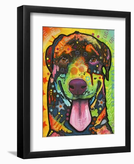 Rottie Pup-Dean Russo-Framed Giclee Print