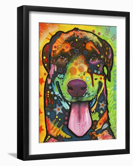 Rottie Pup-Dean Russo-Framed Giclee Print