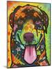 Rottie Pup-Dean Russo-Mounted Giclee Print