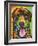 Rottie Pup-Dean Russo-Framed Giclee Print