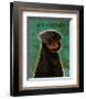 Rottweiler-John Golden-Framed Art Print