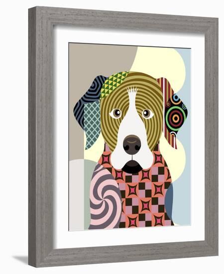 Rottweiler-Lanre Adefioye-Framed Giclee Print