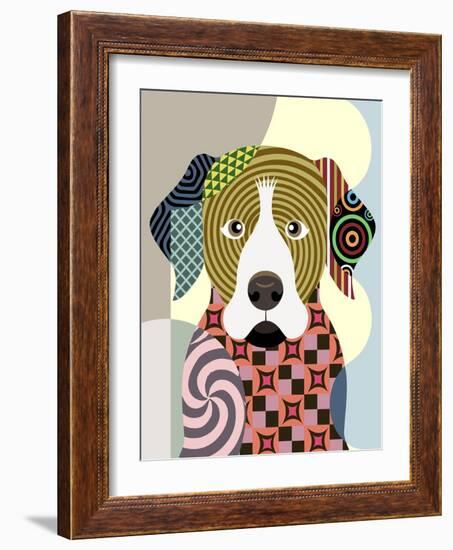 Rottweiler-Lanre Adefioye-Framed Giclee Print