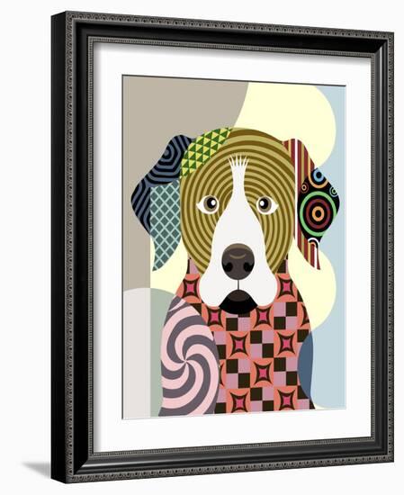 Rottweiler-Lanre Adefioye-Framed Giclee Print