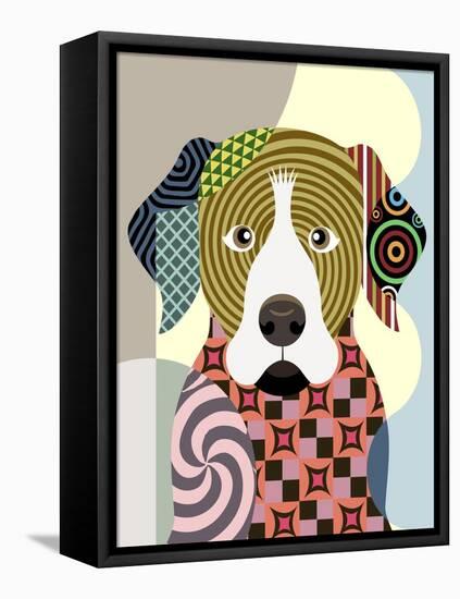 Rottweiler-Lanre Adefioye-Framed Premier Image Canvas