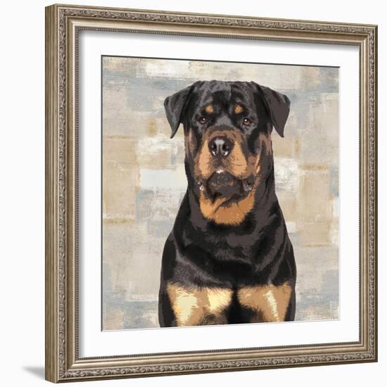 Rottweiler-Keri Rodgers-Framed Art Print