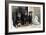 Rottweilers Sitting by Door-null-Framed Photographic Print