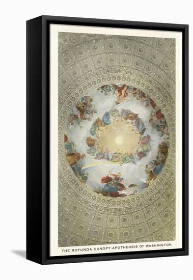 Rotunda Canopy, Capitol, Washington D.C.-null-Framed Stretched Canvas