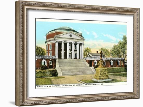 Rotunda, University of Virginia, Charlottesville-null-Framed Art Print