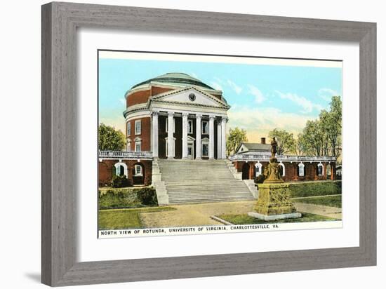 Rotunda, University of Virginia, Charlottesville-null-Framed Art Print