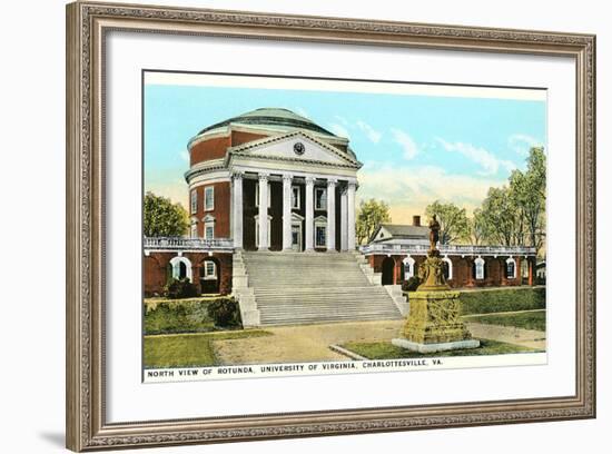 Rotunda, University of Virginia, Charlottesville-null-Framed Art Print