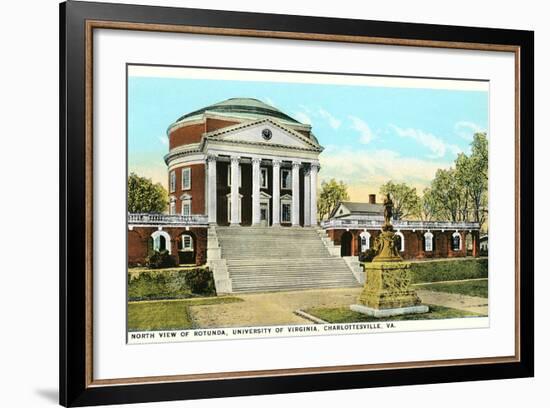 Rotunda, University of Virginia, Charlottesville-null-Framed Art Print